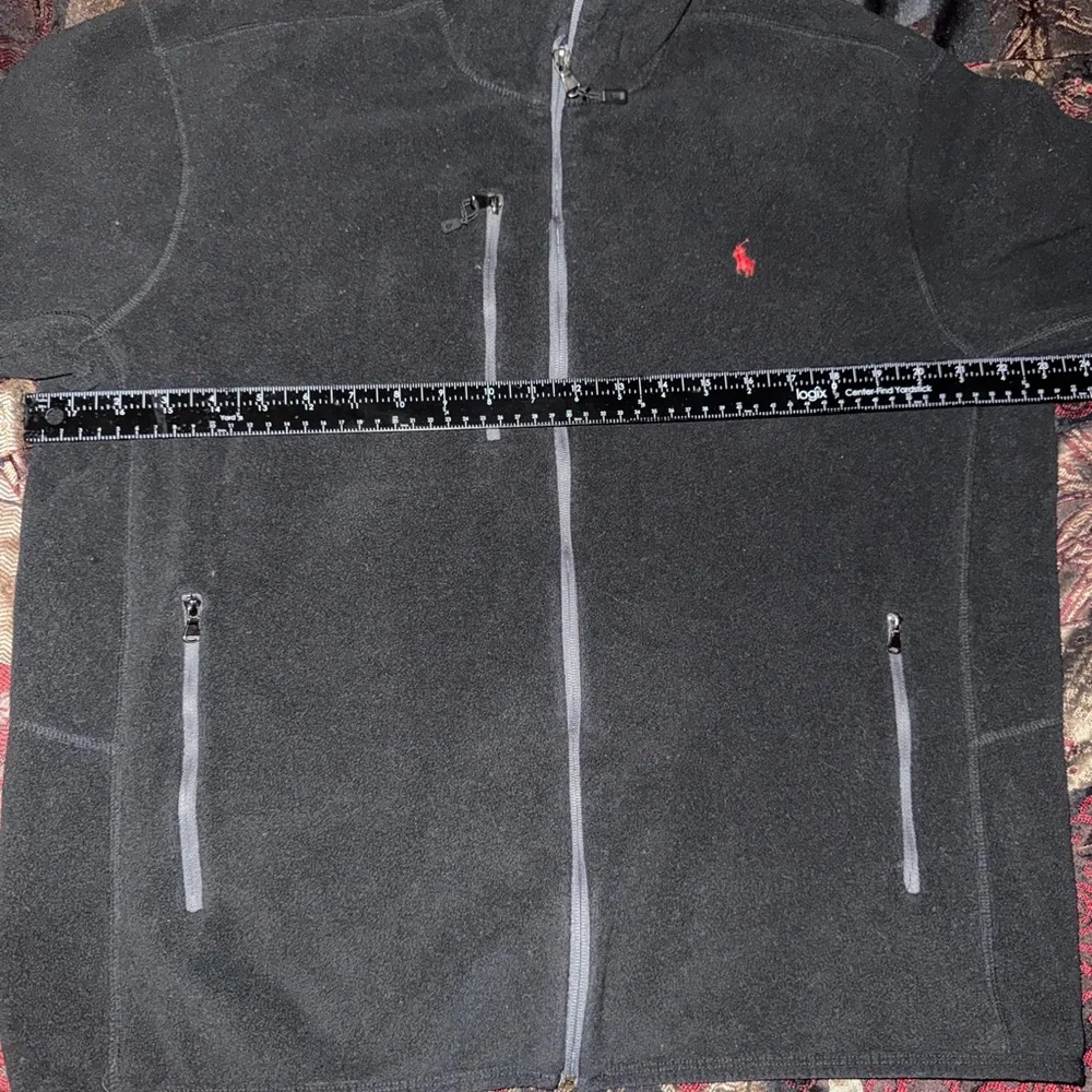 Polo Ralph Lauren Peformance Black Full Zip Up Fleece Lined Jacket